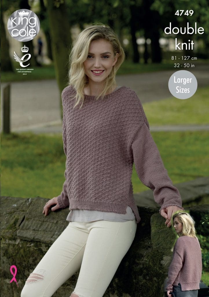 Easy to Follow Sweaters Knitted with Merino Blend DK Knitting Patterns ...