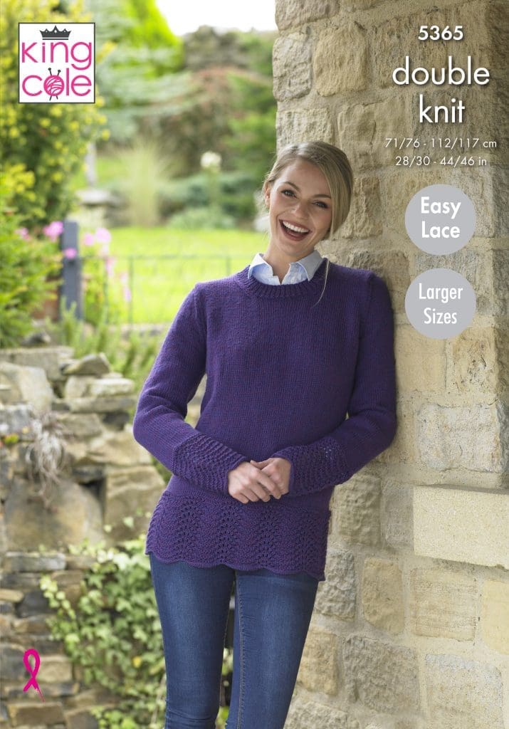 Easy to Follow Cardigan & Sweater Knitted in Majestic DK Knitting ...