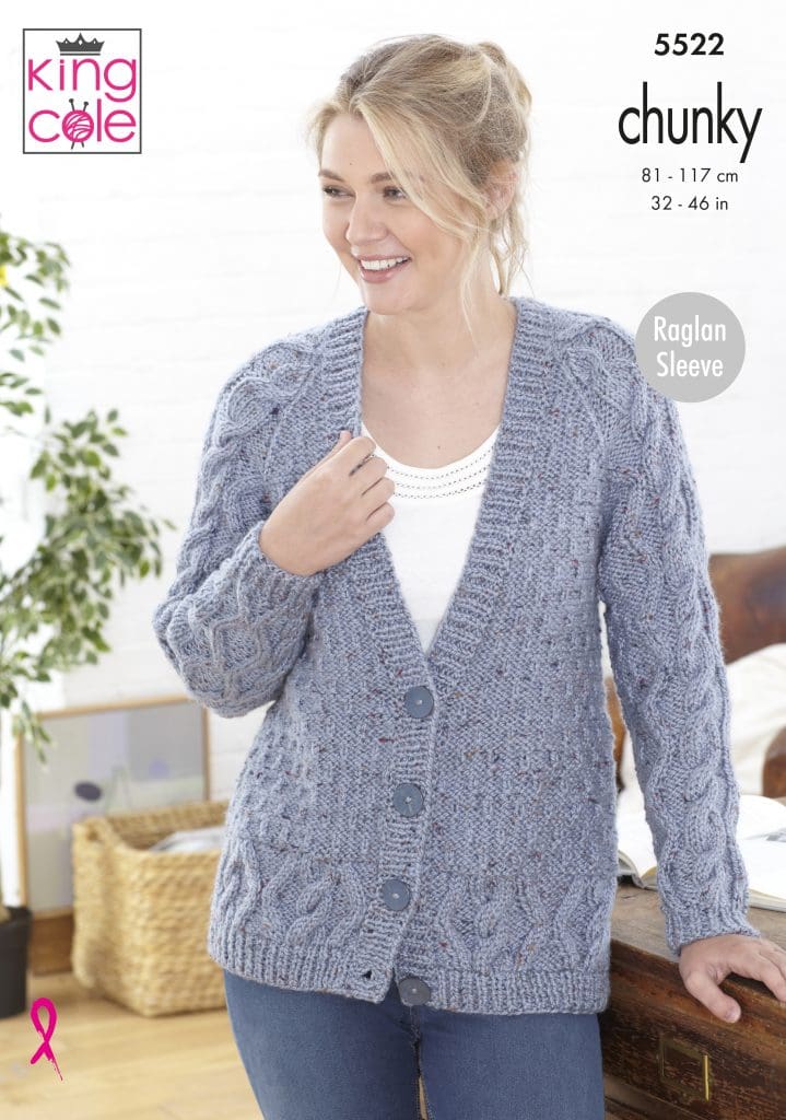 Easy to Follow Cardigans Knitted In Chunky Tweed Knitting Patterns ...
