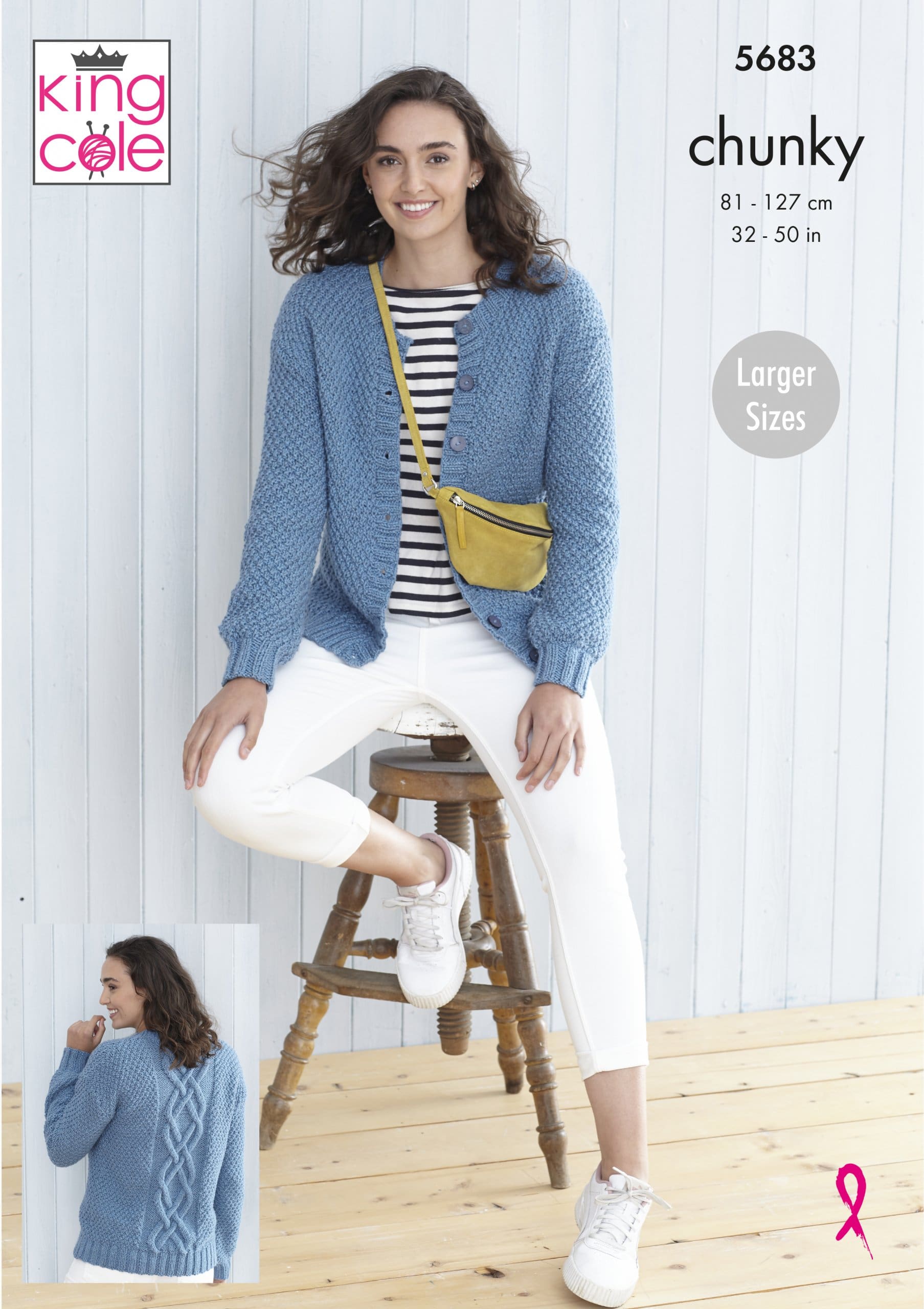 Easy to Follow Cardigans Knitted in Subtle Drifter Chunky Knitting ...