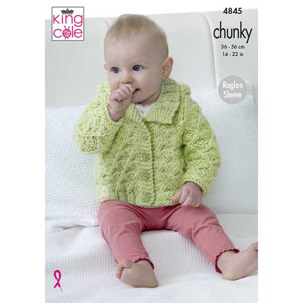 Hoody, Jacket & Matinee Coat Knitted in Big Value Baby Chunky