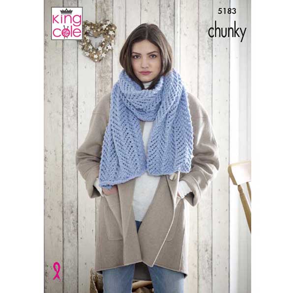 Shawls Knitted in Timeless Chunky