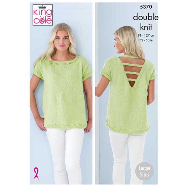 Tops Knitted in Cotton Top DK