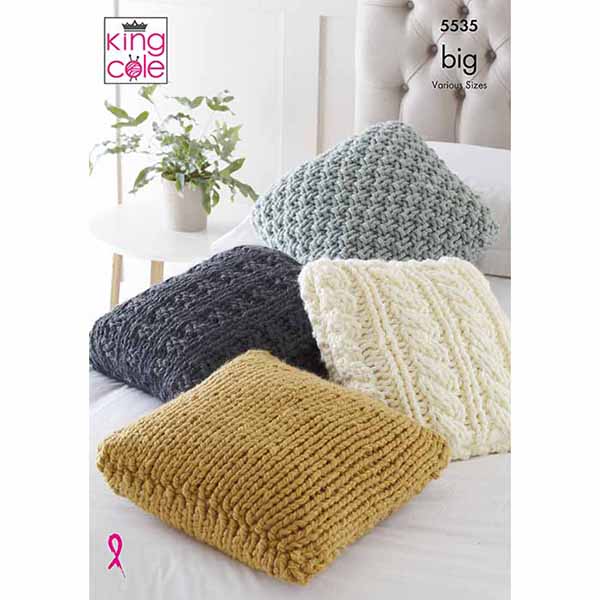 Cushions Knitted in Big Value BIG
