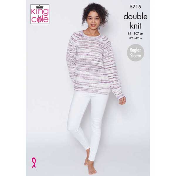 Sweater And Tunic: Knitted In Stripe DK