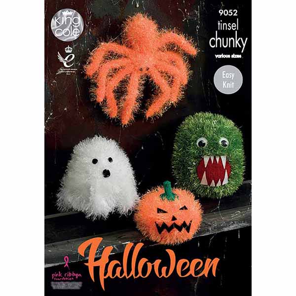 Halloween Monsters Knitted in Tinsel Chunky & Dollymix DK