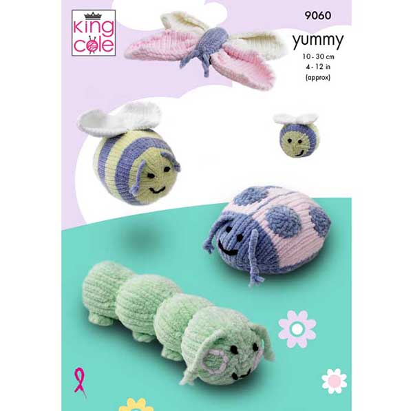 Yummy Bugs knitted with Yummy