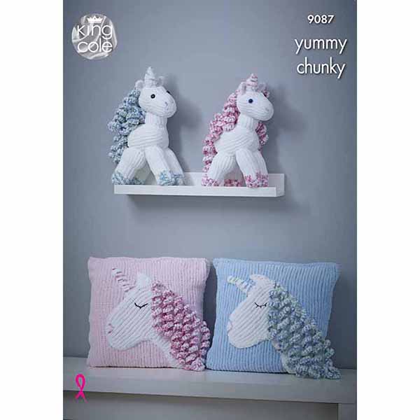 Unicorn & Cushion Knitted in Yummy