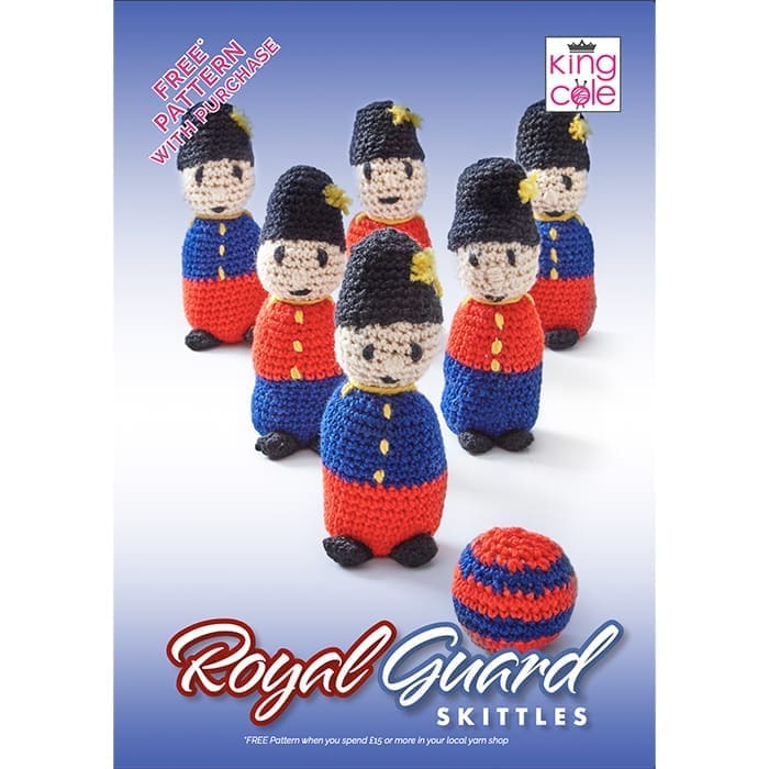 Royal Guard Skittles Crocheted in Big Value Chunky