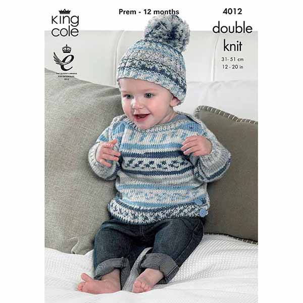 Baby Set Knitted with Cherish DK