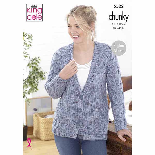 Cardigans Knitted In Chunky Tweed