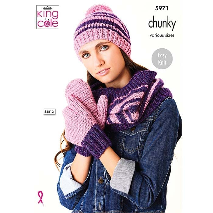 Chunky Accessories Knitted in Big Value Chunky