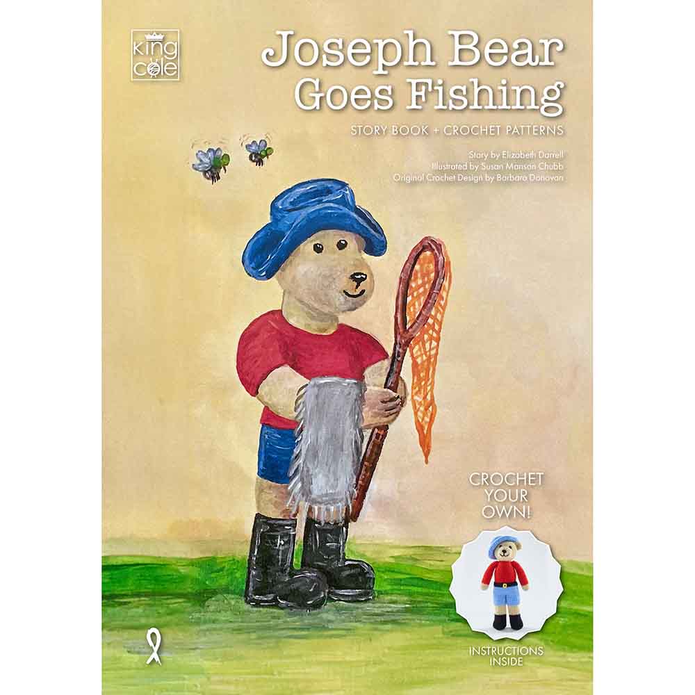 Joseph Bear Story Book and Toy Crochet Pattern Book