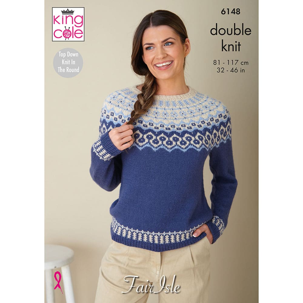 Fair Isle Jumpers & Accessories Knitted in Baby Alpaca DK