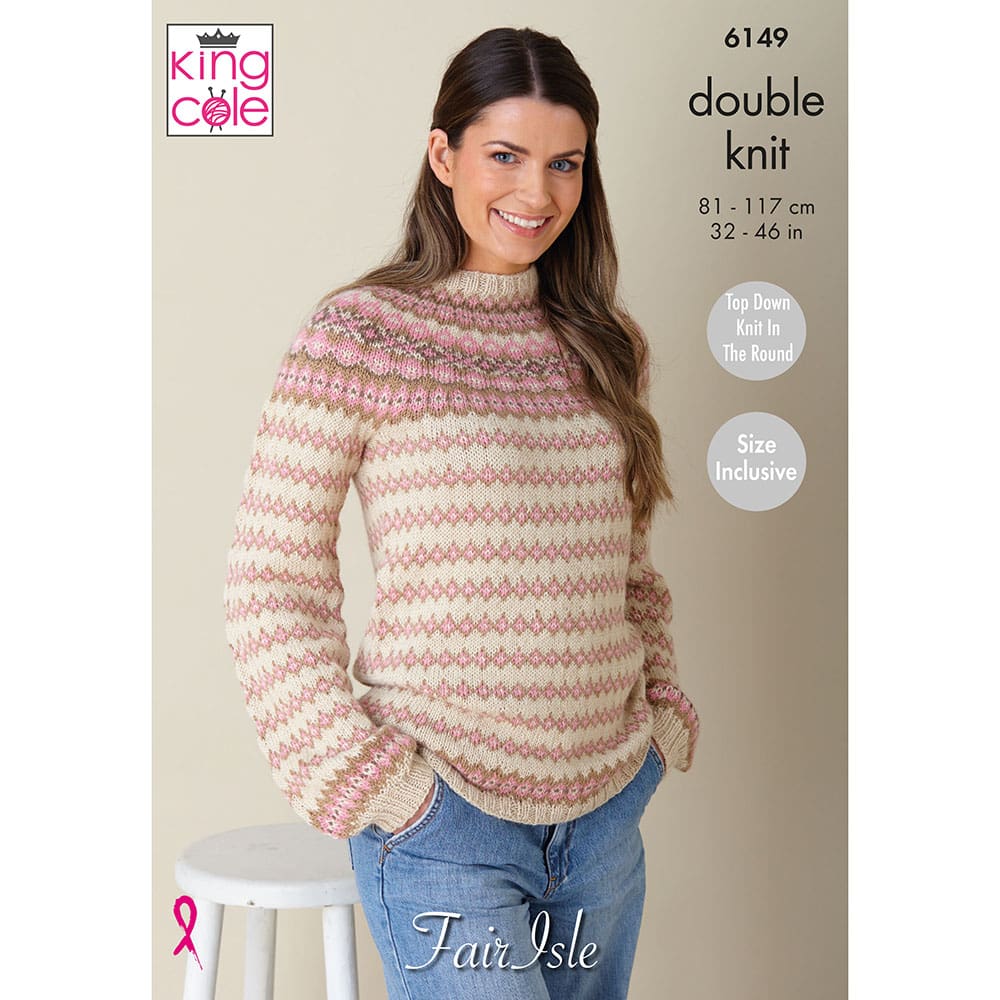 Fair Isle Jumpers & Accessories Knitted in Baby Alpaca DK