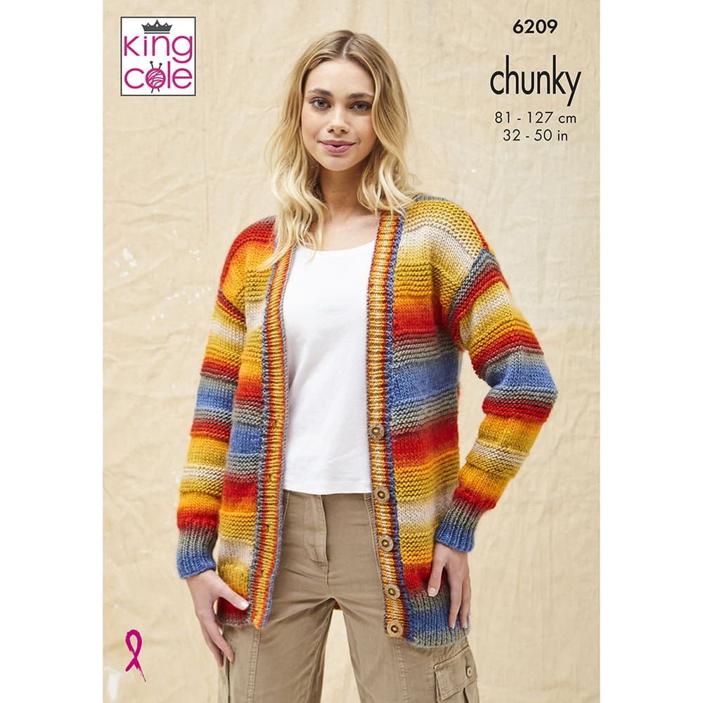 Jackets knitted in Riot Chunky