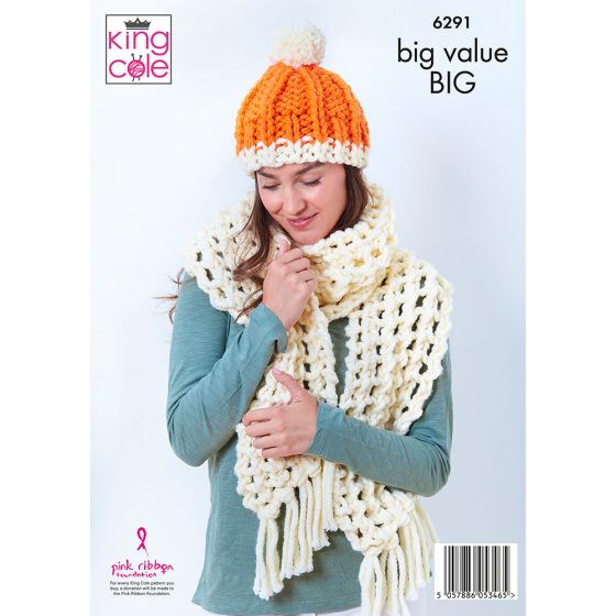 Sweater, Scarf and Hat knitted in Big Value BIG - Image 2